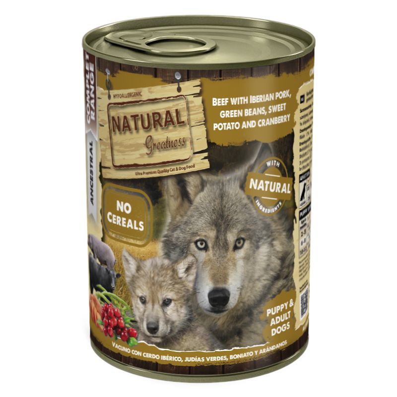 Lata Vacuno y Cerdo Ibérico 400 Gr